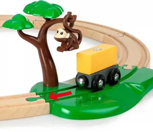 BRIO World Safari Railway Set