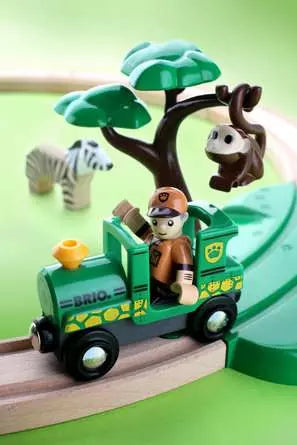 BRIO World Safari Railway Set