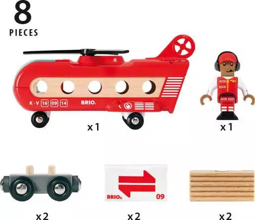 BRIO World Cargo Transport Helicopter