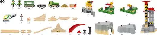 BRIO World Cargo Mountain Set
