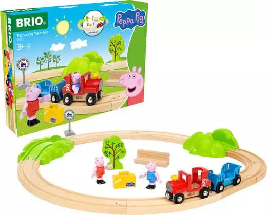 BRIO World Peppa Pig Train Set