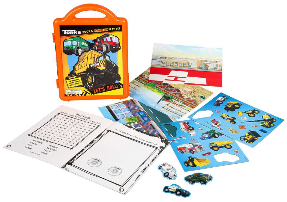 Tonka: Magnetic Play Set: Let's Roll! by Grace Baranowski