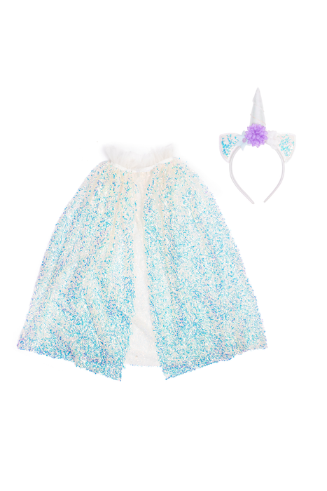 Unicorn Sparkle Cape + Headband