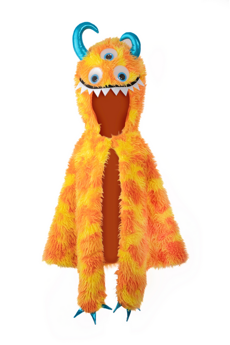 Giggle the Monster Cape (Orange/Yellow)