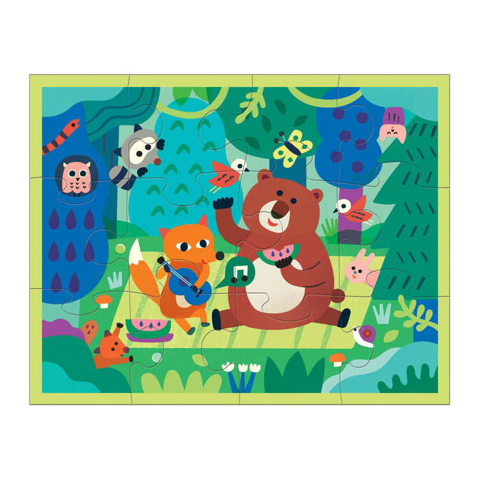 Woodland Picnic 12 Piece Pouch Puzzle