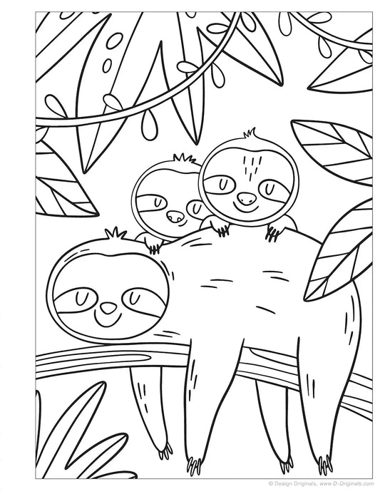 Coloring Book - Sloths