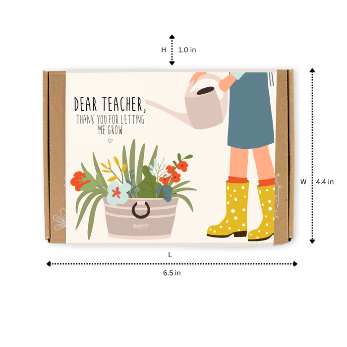 “Dear Teacher” Seed Bomb Box