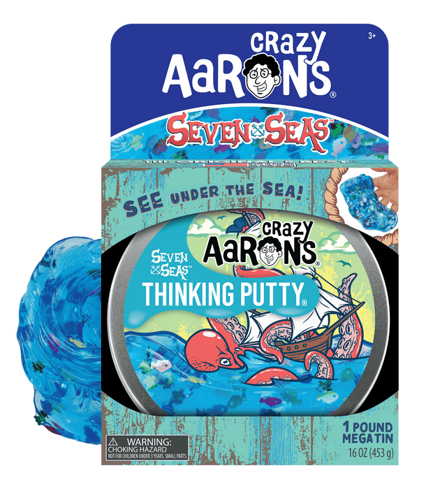 Crazy Aaron's Thinking Putty Mega Tin- Seven Seas