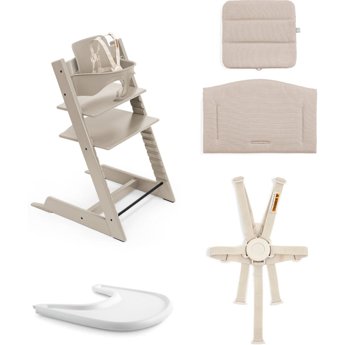 Stokke Tripp Trapp High Chair² with Cushion + Stokke Tray