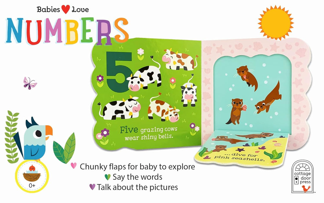 Babies Love Numbers - A First Lift-a-Flap Board Book