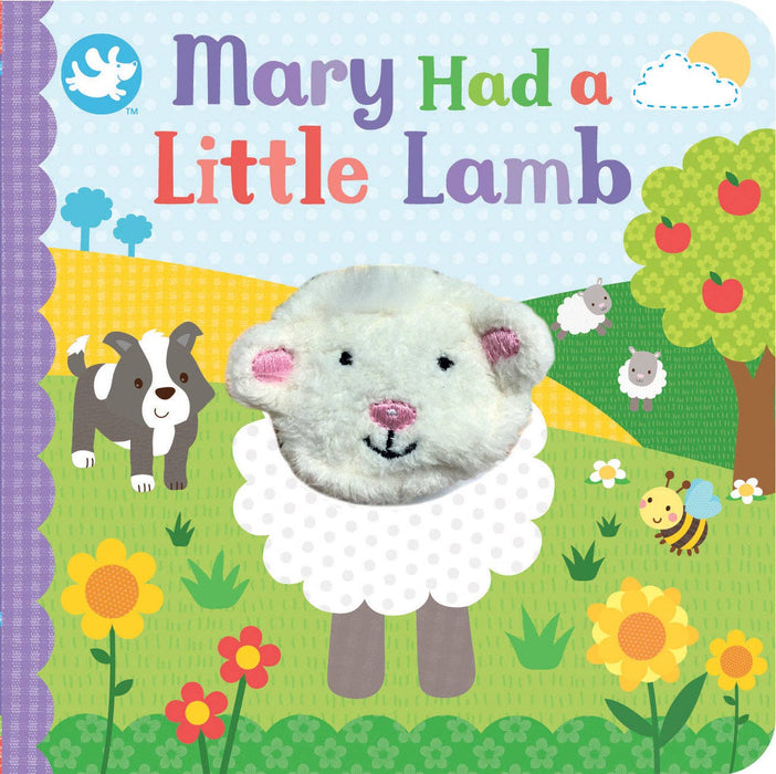 Mary Had a Little Lamb Nursery Rhyme Finger Puppet Book