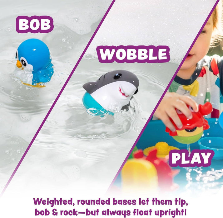 Tub Works® Tub Bobbers™ Watertight Bath Toys, 6 Pack