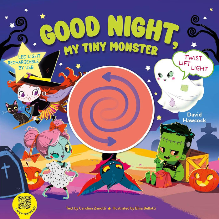 Good Night, My Tiny Monster-A Pop-Up Night-Light Board Book!