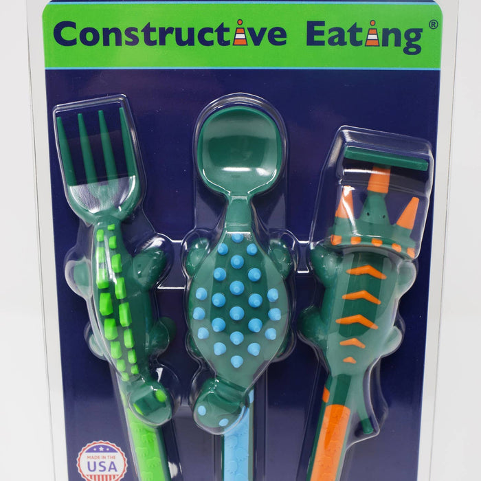 Constructive Eating Dino Utensil Set