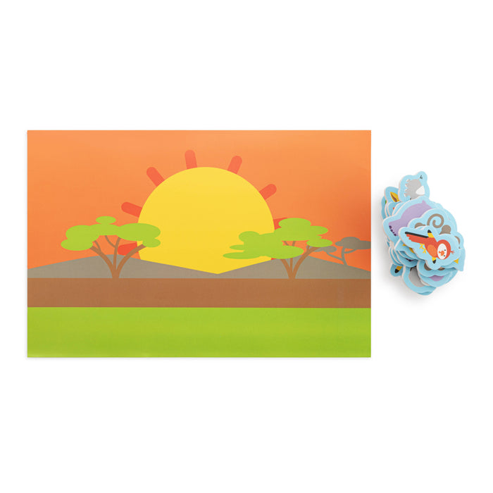 Jungle Friends Bath Playset