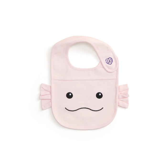 Pink Axolotl Bibs Set