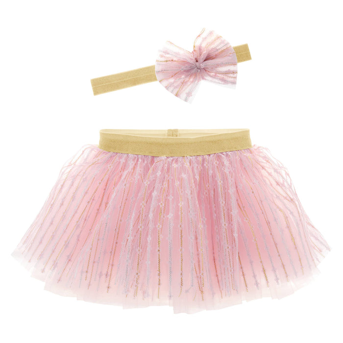 Tutu & Headband Set: Rose Pink-Large