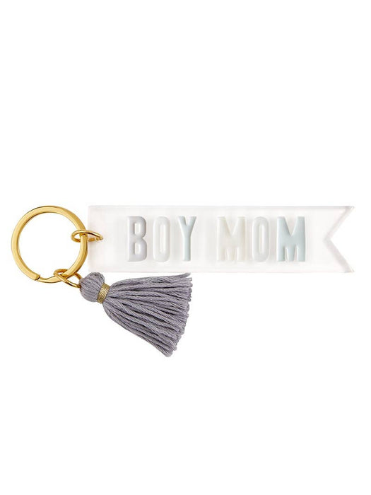 Acrylic Key Tag- Boy Mom