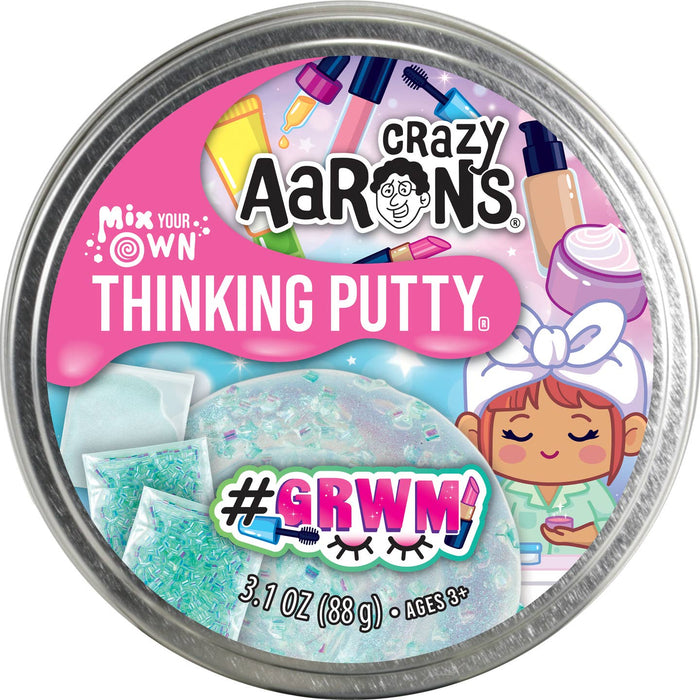 Crazy Aaron's Thinking Putty 4" Tin- Mix Your Own Get Ready With Me