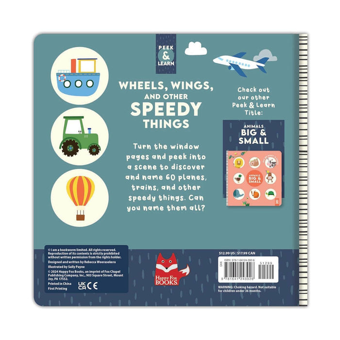 Wheels, Wings, and Other Speedy Things - Board Book