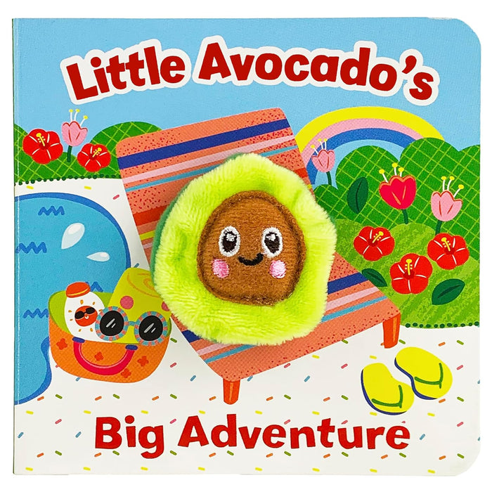 Little Avocado's Big Adventure Finger Puppet Board Book