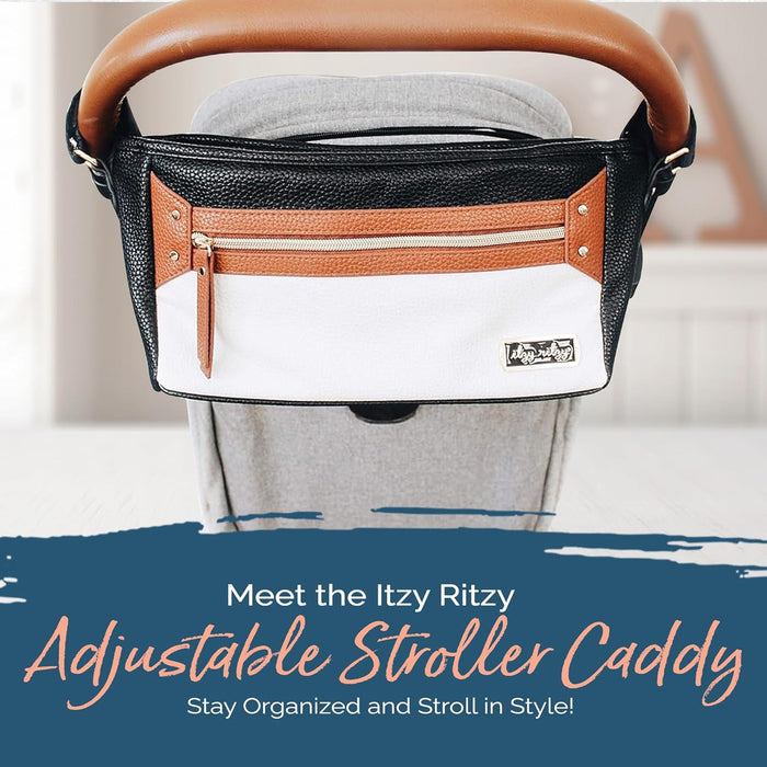 Itzy Ritzy Coffee + Cream Travel Stroller Caddy