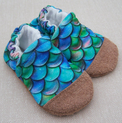 Mermaid Scales Organic Cotton Slippers