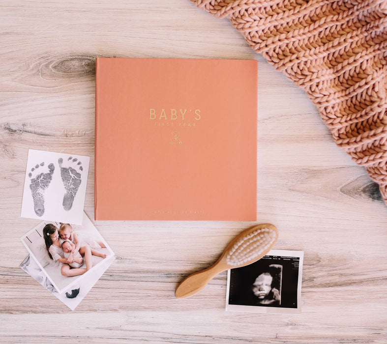 Teddy Bears Picnic Luxury First Year Baby Memory Book