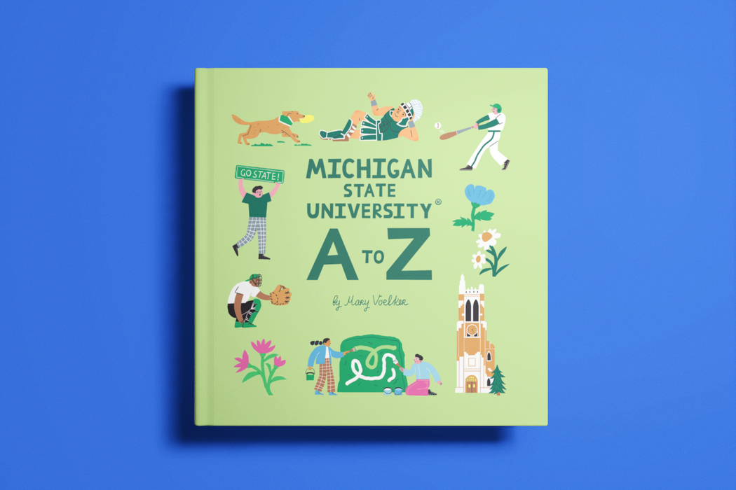 Michigan State University A to Z Hard Cover Book