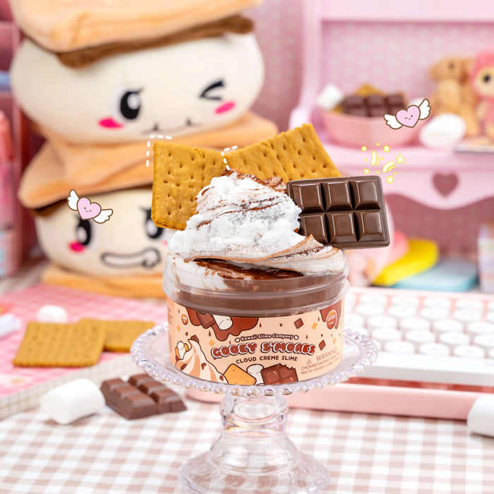 Gooey S'mores Cloud Creme Signature Dome™ Slime