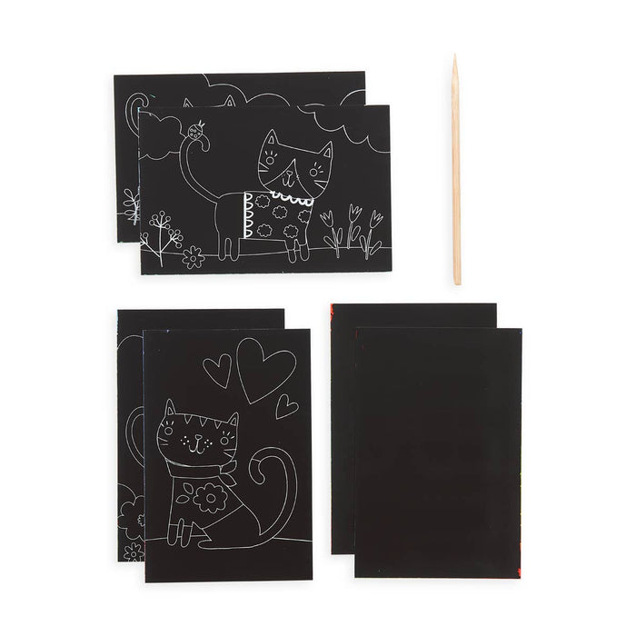 Scratch & Scribble: Mini Kit - Cutie Cats (7 PC Set)
