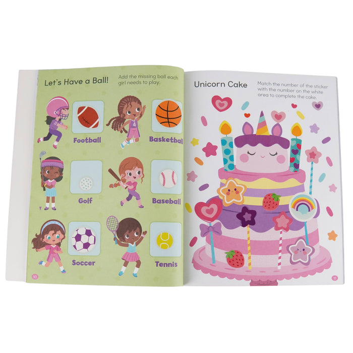 Pretty Pink Toddler Sticker Activity Book
