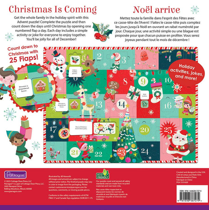 Christmas is Coming Advent Calendar Kids Puzzle