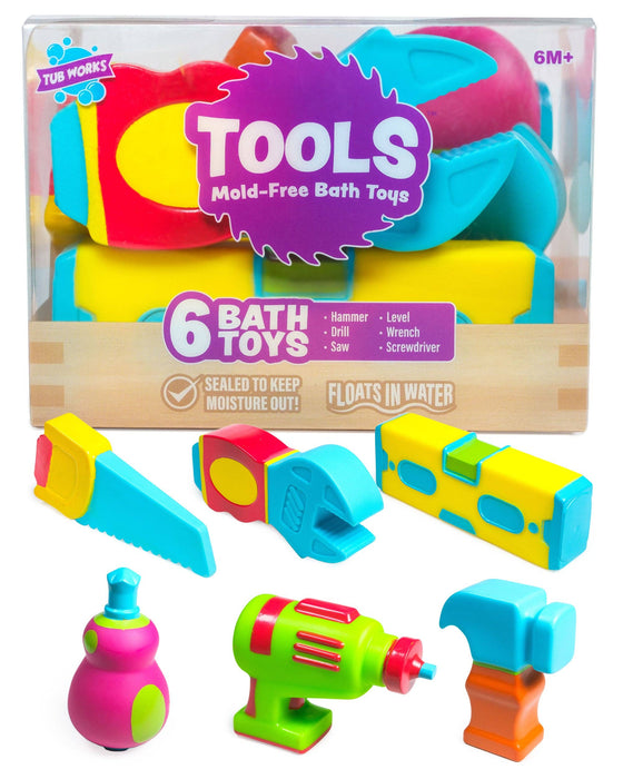 Tub Works® Tools™ Bath Toys 6pk