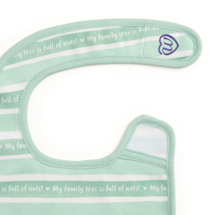 Gray Squirrel Bibs Set