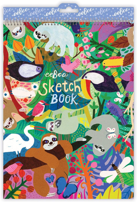 Sloths Sketchbook and Pencil Set Bundle