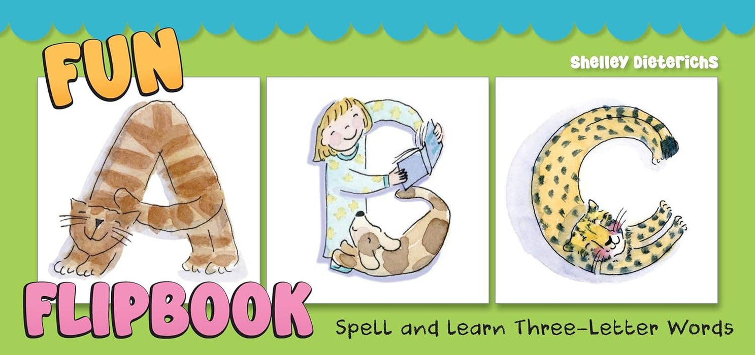 Fun ABC Flip Book - Spell and Learn Three-Letter Words