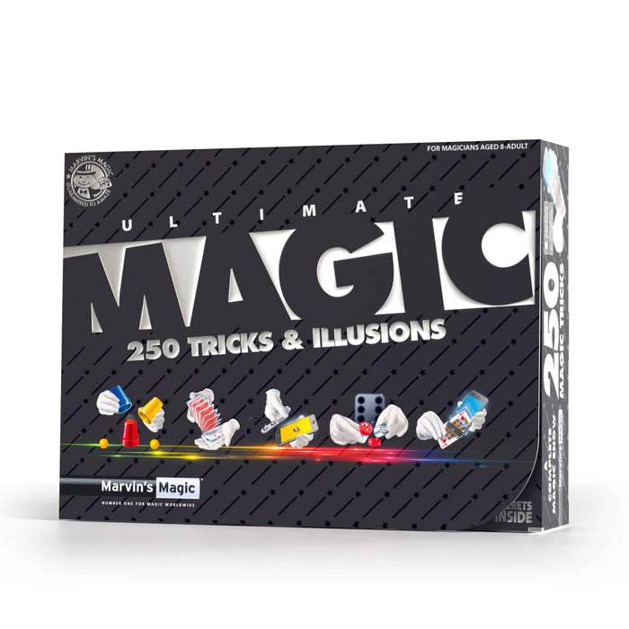 Ultimate Magic 250 Tricks & Stunts Silver Set