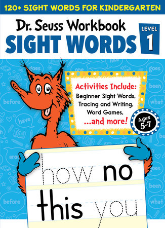 Dr. Seuss Sight Words Work Book- Level 1