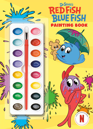 Dr. Seuss Red Fish Blue Fish Painting Book