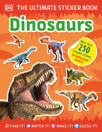 The Ultimate Sticker Book- Dinosaurs