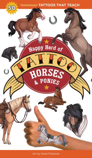 Happy Herd of Tattoo Horses and Ponies