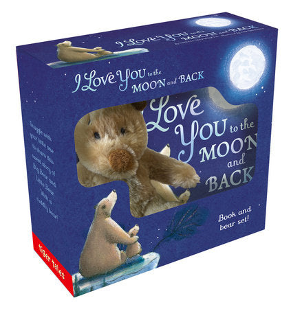 I Love You to the Moon and Back Book + Bear Set