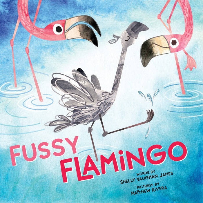 Fussy Flamingo Hardcover Book