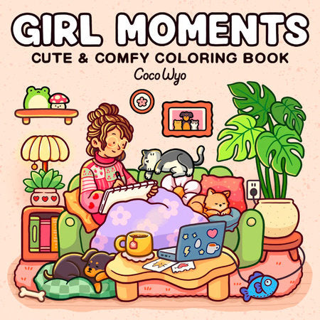 Girl Moments Coloring Book