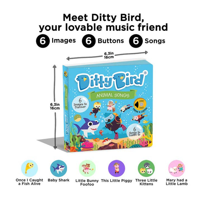 Ditty Bird Books- Animal Songs
