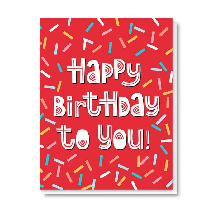 Confetti Birthday Card