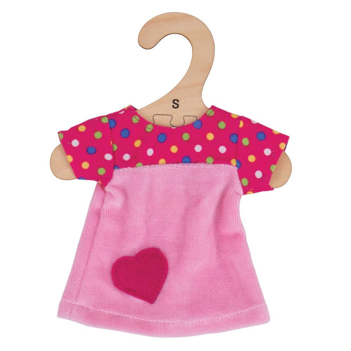 Pink Dress with Spots - Small