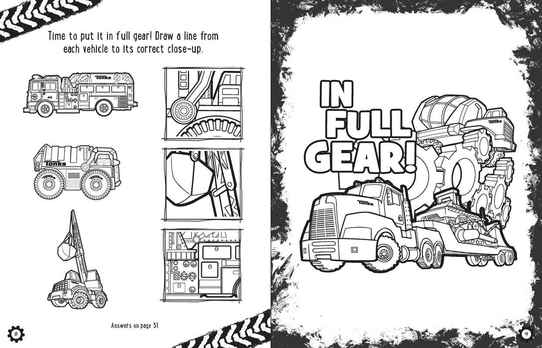 Tonka: Magnetic Play Set: Let's Roll! by Grace Baranowski