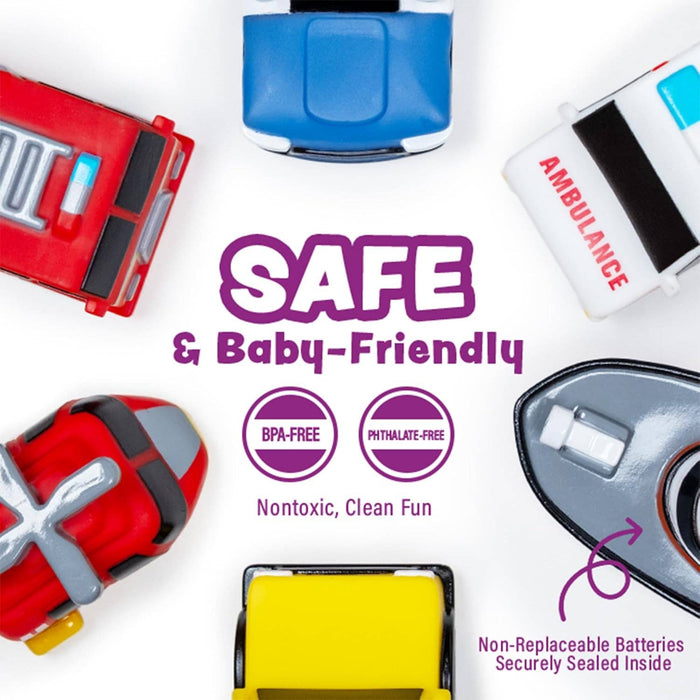 Tub Works® Emergency™ Light Up Bath Toys 6pk